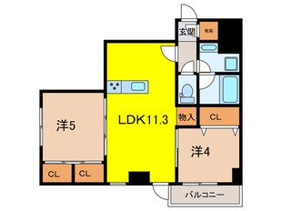 LUMIEC　HONCHO　WESTの物件間取画像